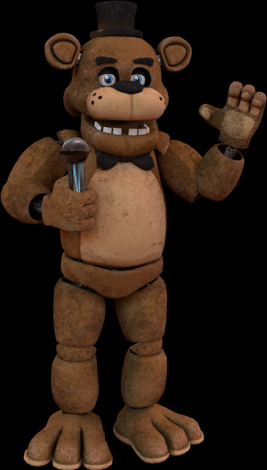 Freddy Fazbear Character Pose PNG image