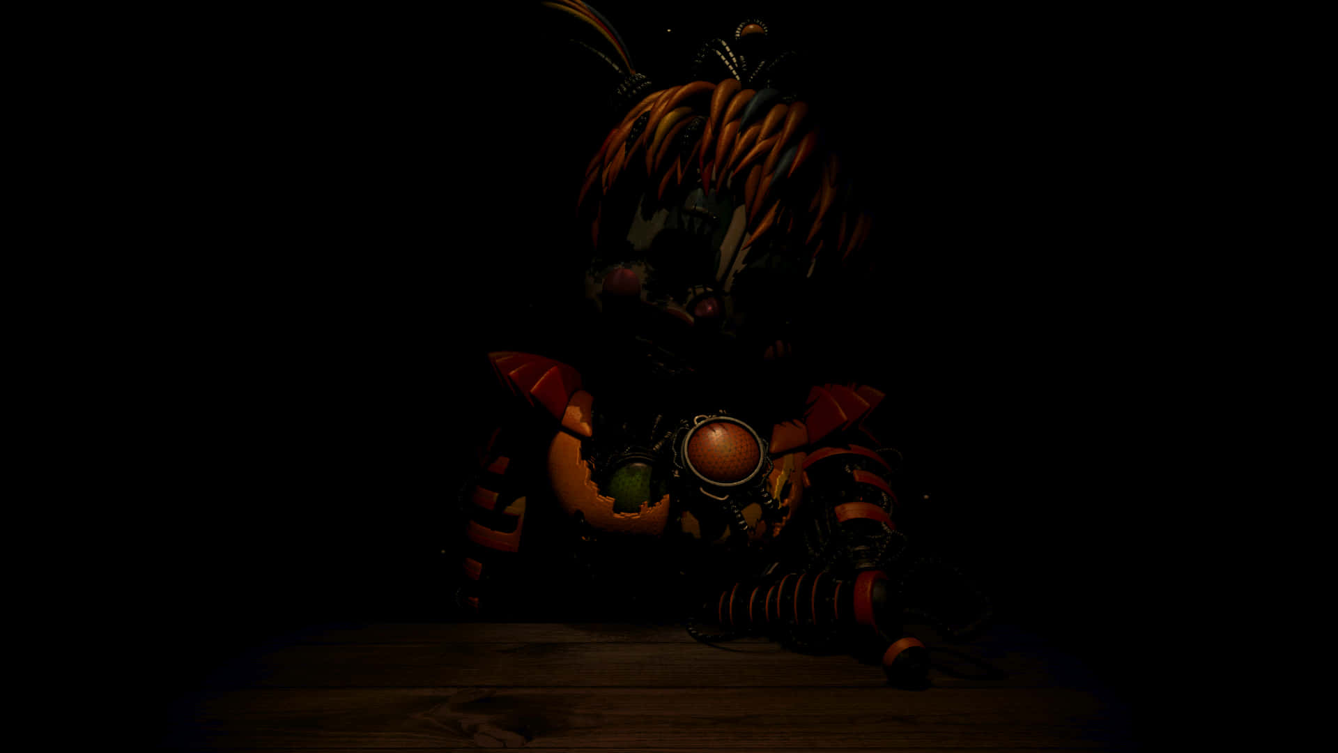 Freddy Fazbear Dark Horror PNG image