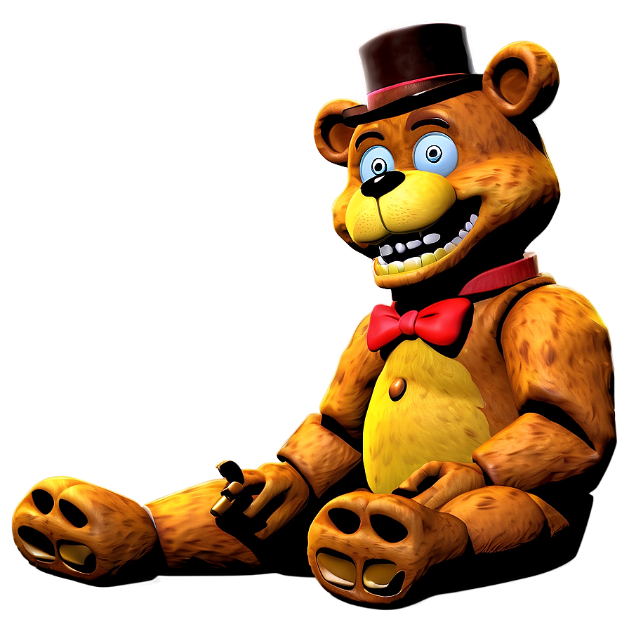 Freddy Fazbear Mascot Logo Png Qsm1 PNG image