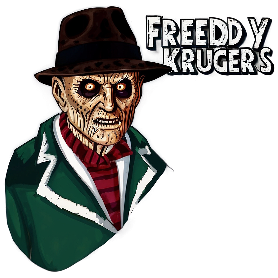 Freddy Krueger Artwork Png 3 PNG image