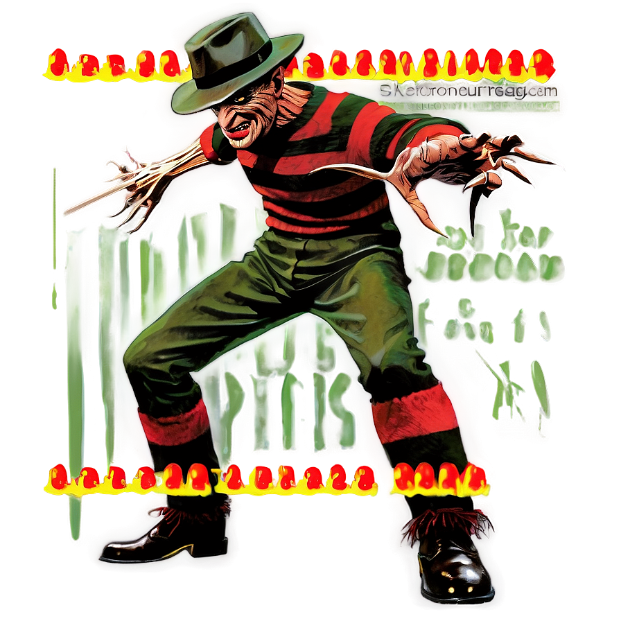 Freddy Krueger Background Png Awq PNG image