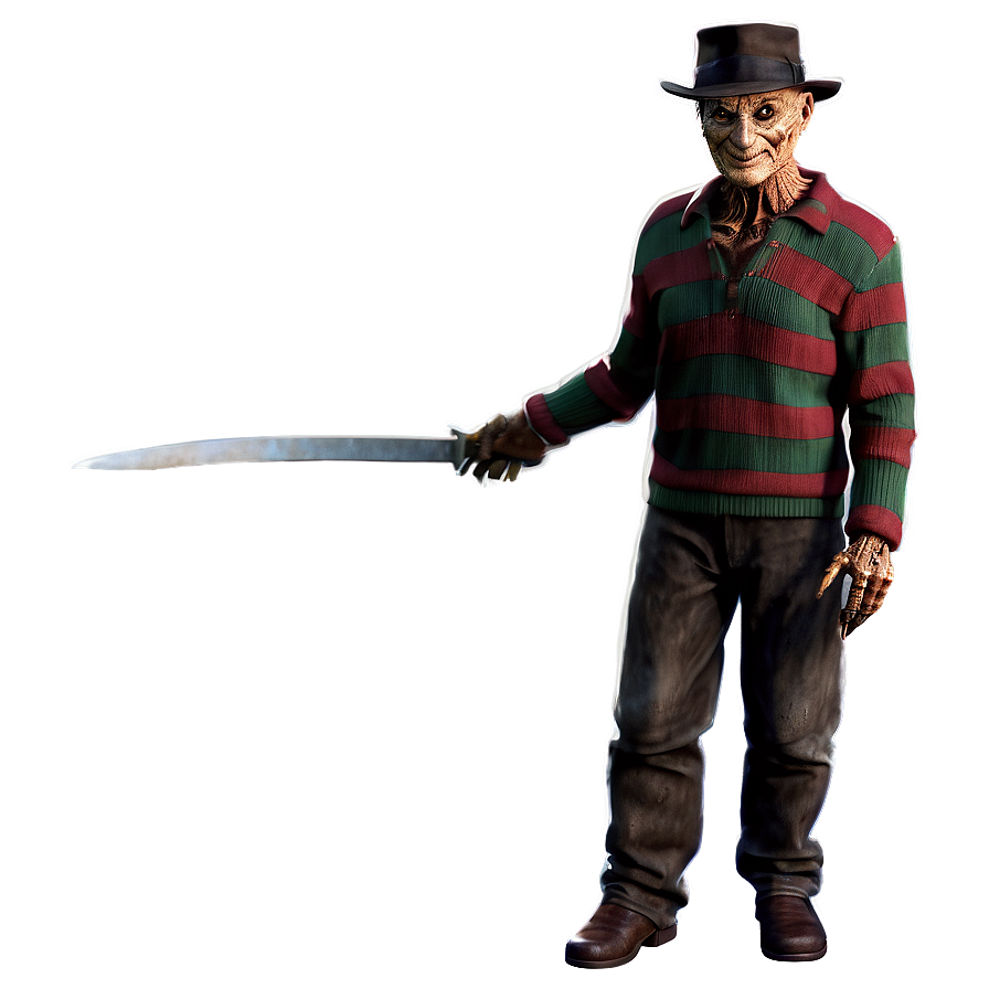 Freddy Krueger Full Body Png 05232024 PNG image