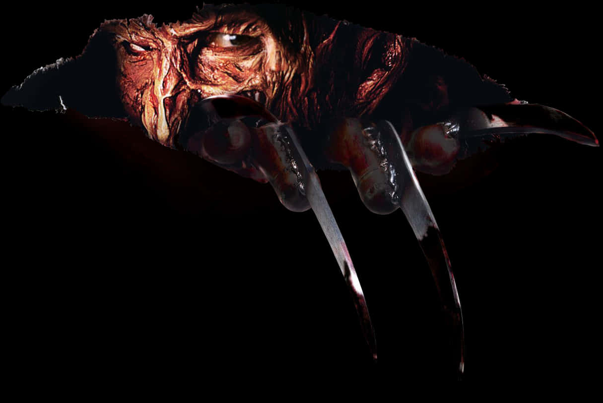 Freddy Krueger Iconic Gloved Hand PNG image