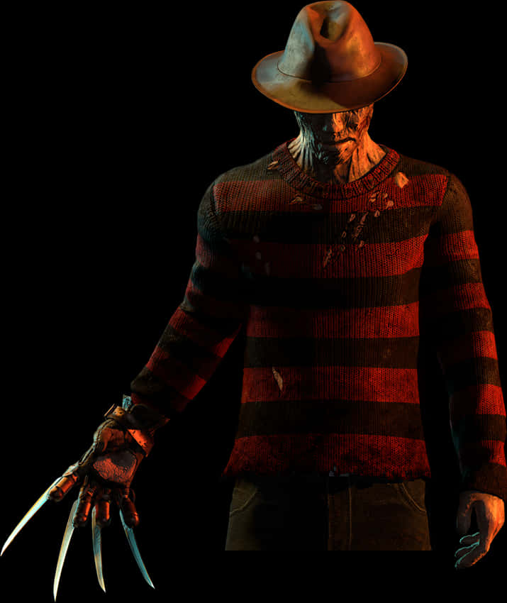 Freddy Krueger Nightmare Portrait PNG image