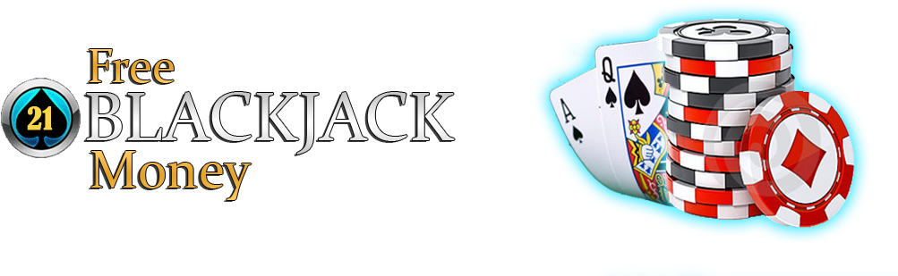 Free Blackjack Money Banner PNG image