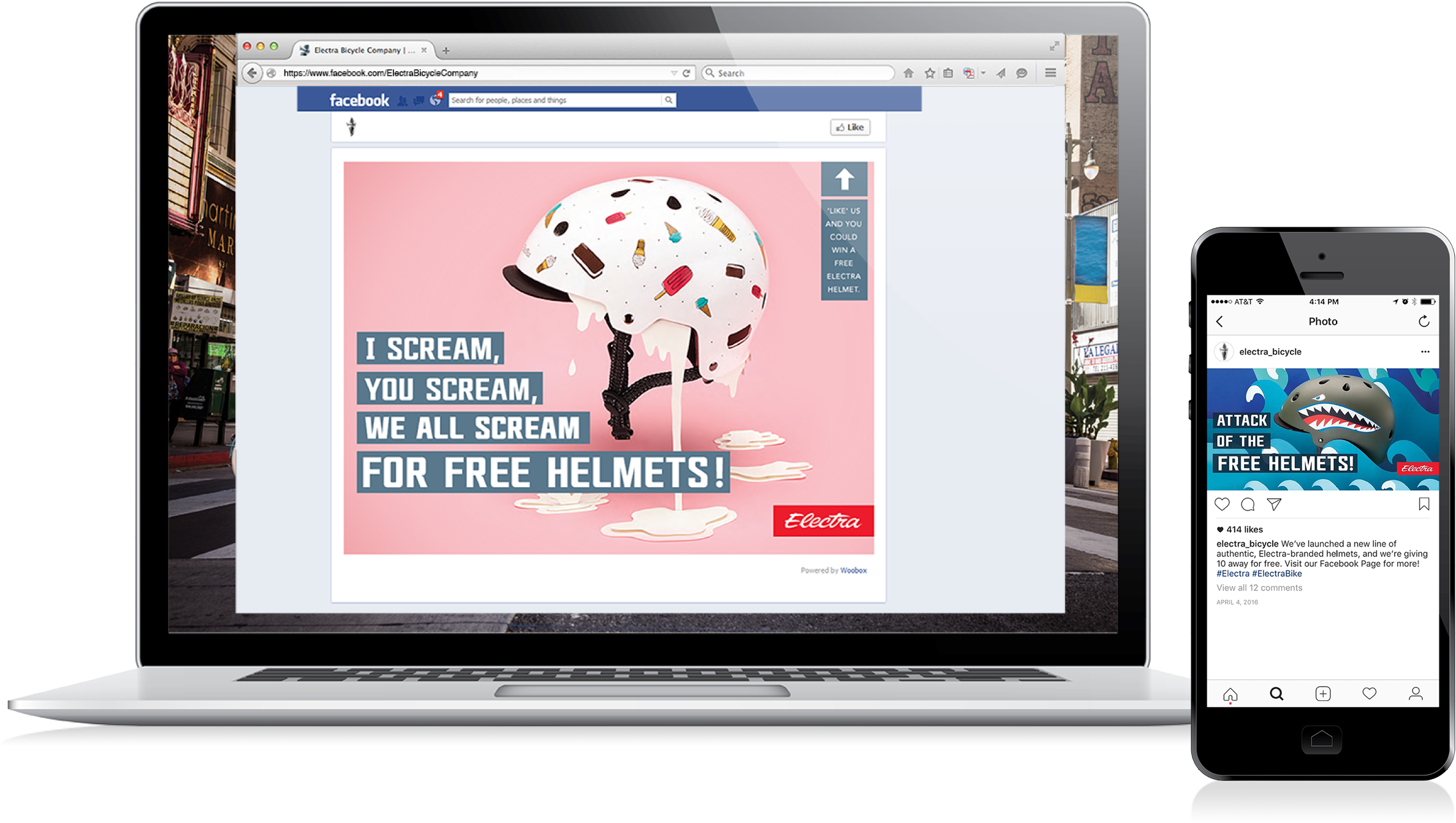 Free Helmet Giveaway Facebook Ad PNG image