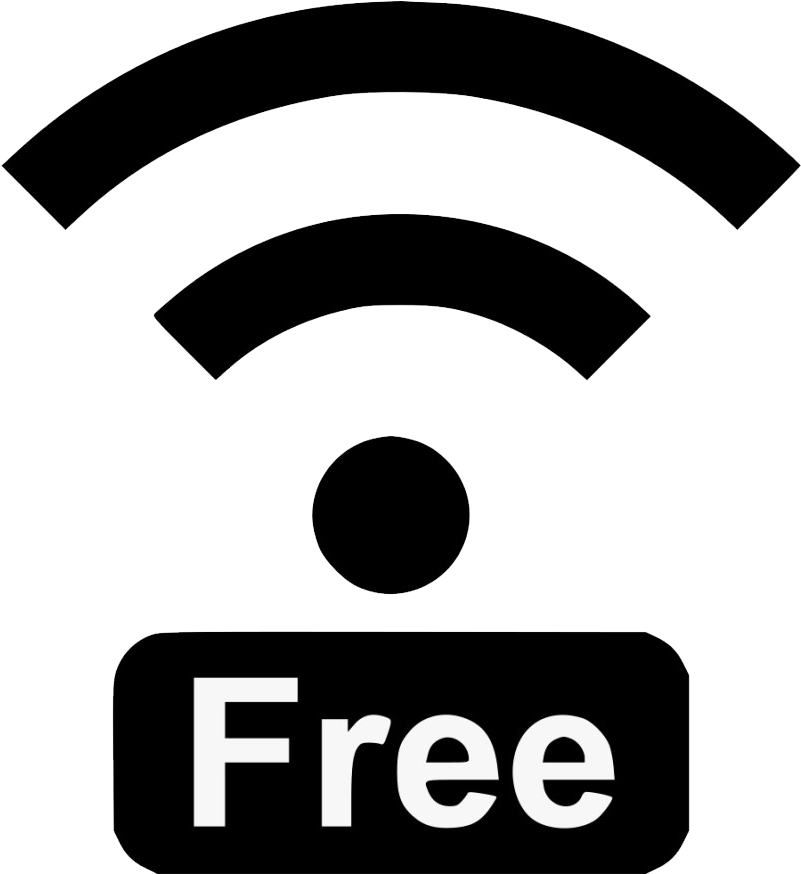 Free Wi Fi Sign Graphic PNG image