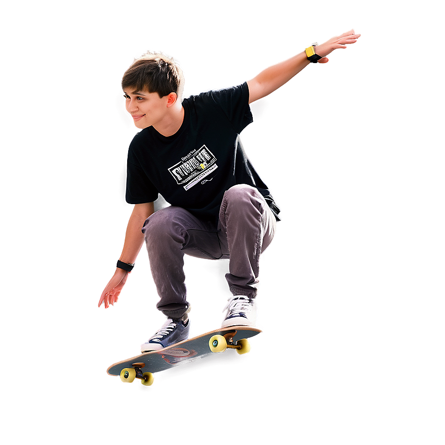 Freestyle Skateboarding Png 06242024 PNG image