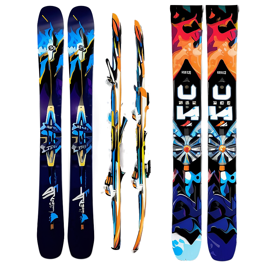 Freestyle Skis Png 7 PNG image