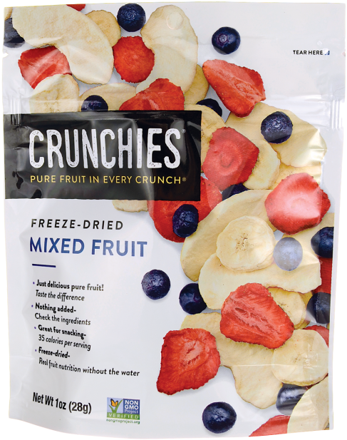 Freeze Dried Mixed Fruit Package PNG image