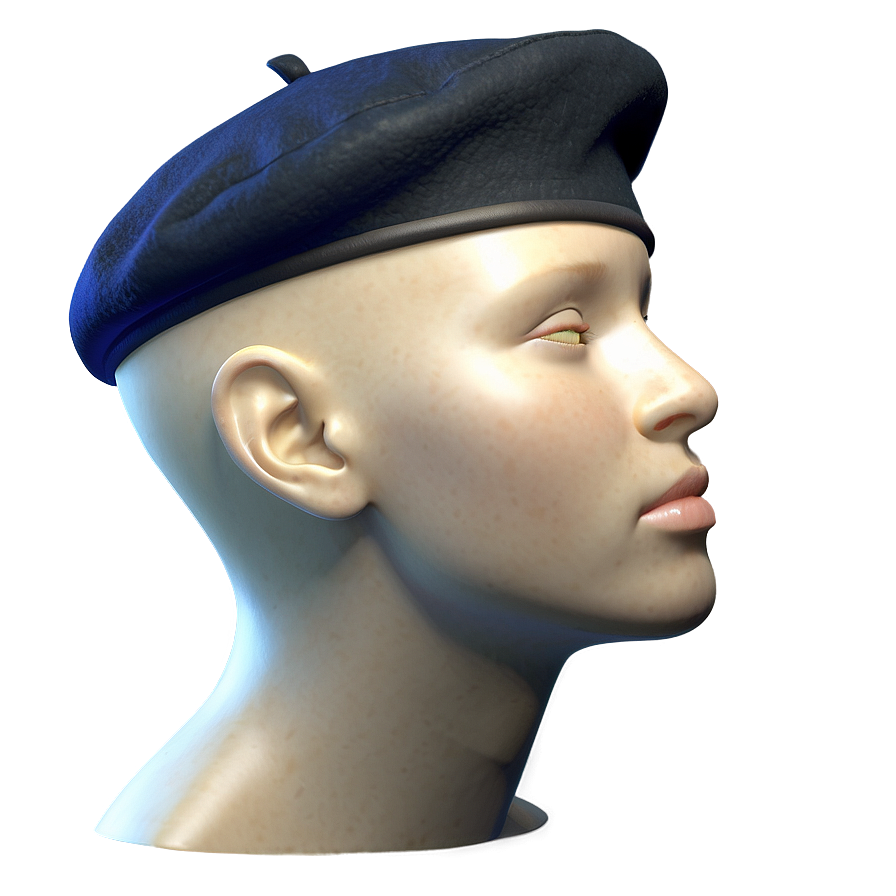 French Beret Side View Png 26 PNG image