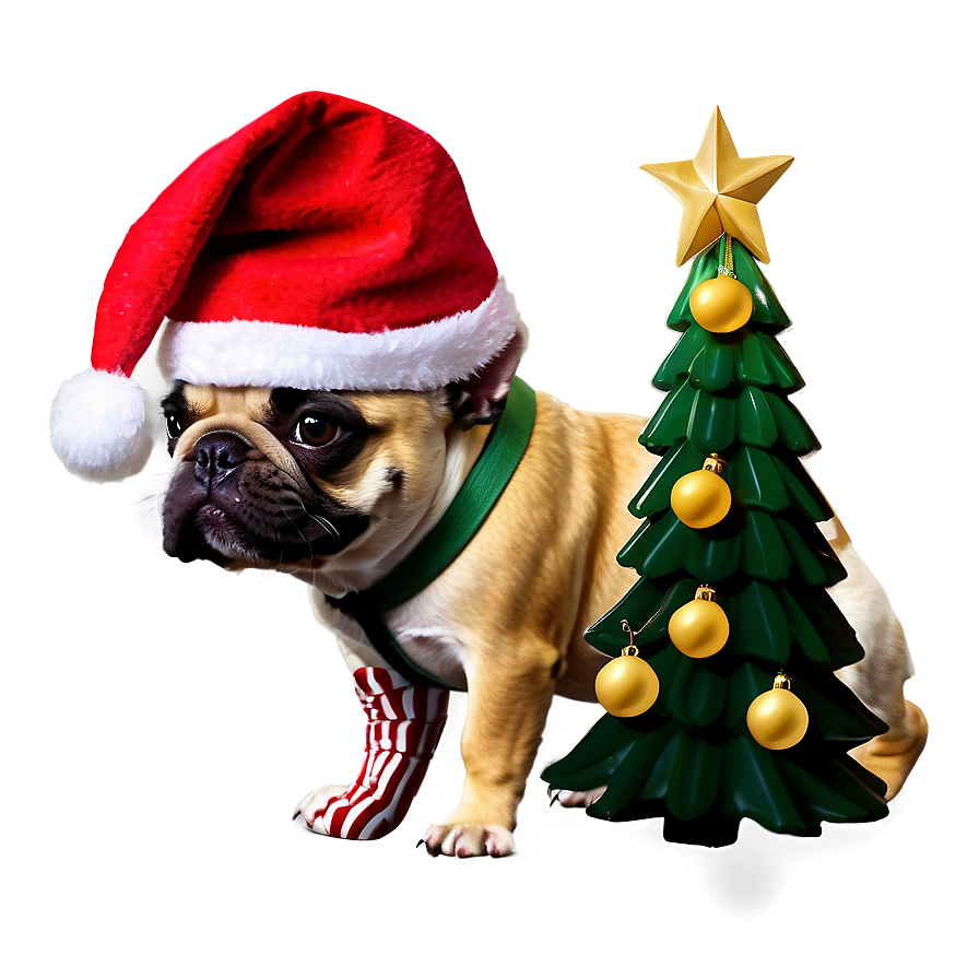 French Bulldog Christmas Png 06202024 PNG image