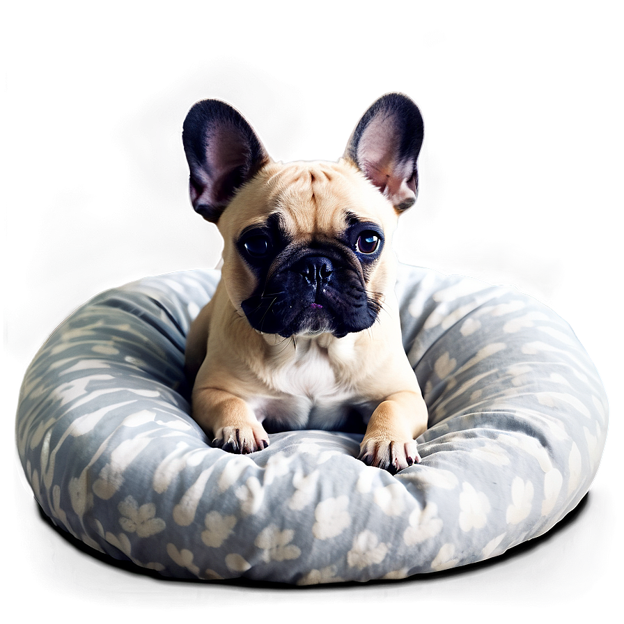 French Bulldog In Bed Png 77 PNG image