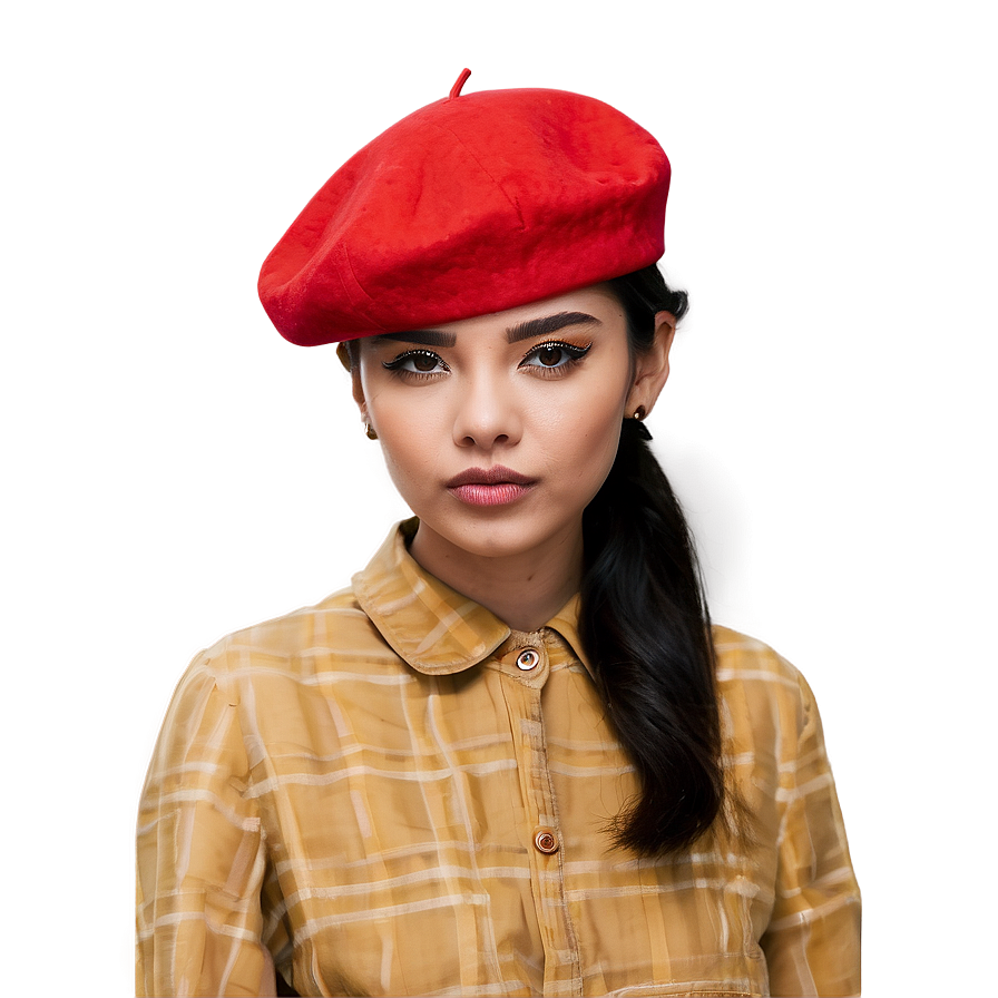 French Fashion Beret Png 06132024 PNG image