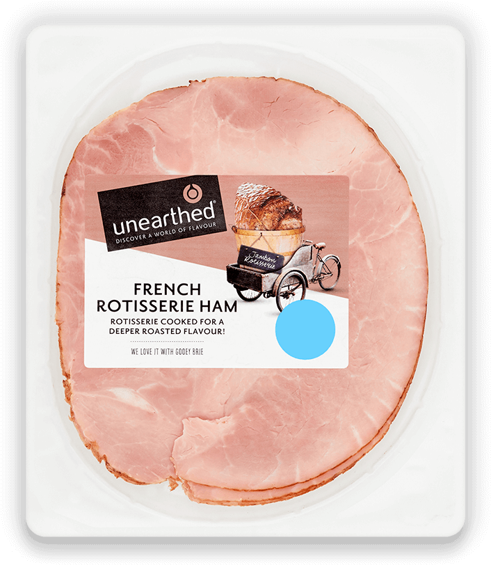 French Rotisserie Ham Packaging PNG image