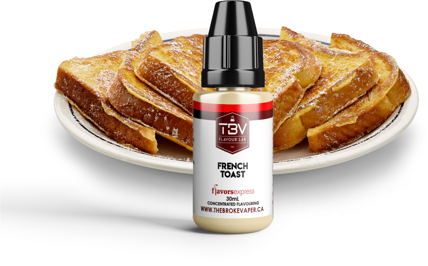 French Toast Flavor Concentrateand Slices PNG image