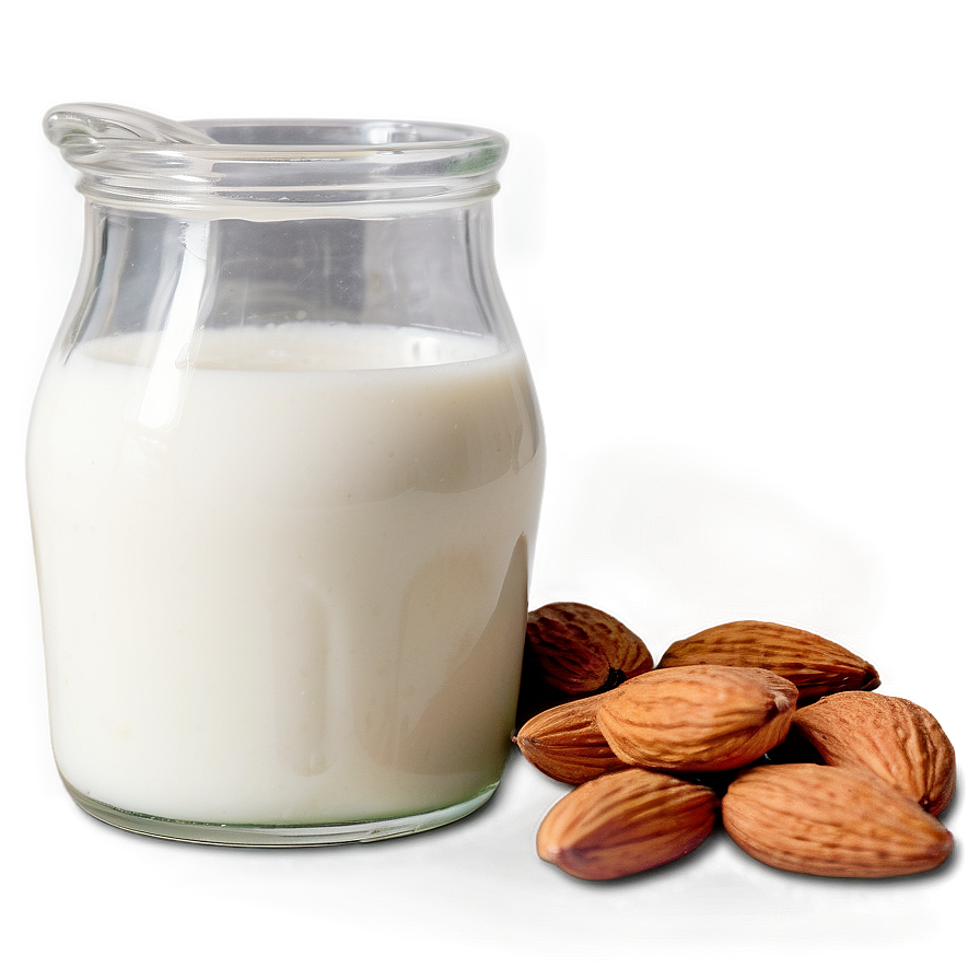 Fresh Almond Milk Preparation Png Xxo59 PNG image