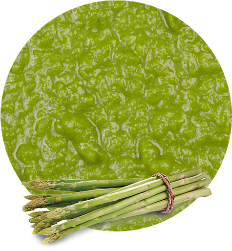 Fresh Asparagus Bundle Green Background PNG image