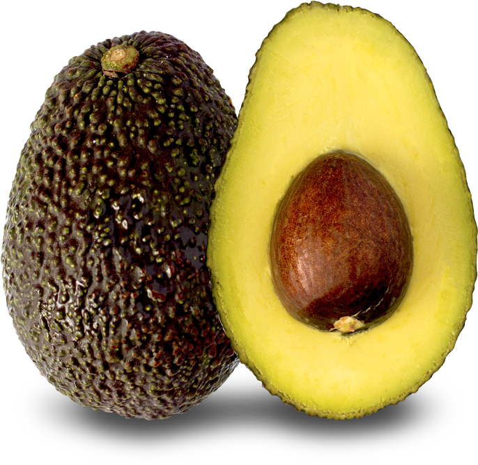 Fresh Avocadoand Half Cut With Seed PNG image