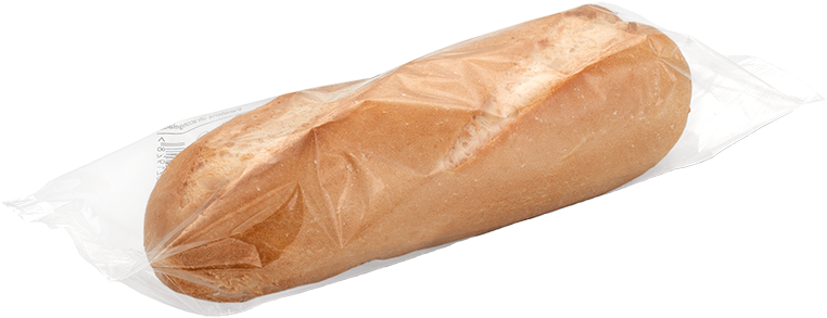 Fresh Baguettein Paper Wrap PNG image