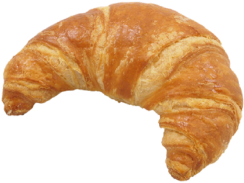 Fresh Baked Croissant Isolated PNG image