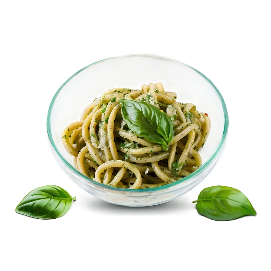 Fresh Basil Pesto Pasta Png Oeg61 PNG image