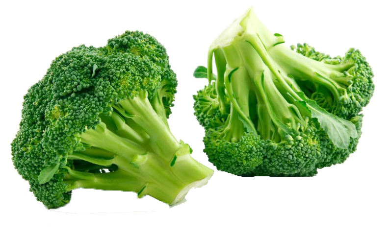 Fresh Broccoli Pieces Isolated PNG image