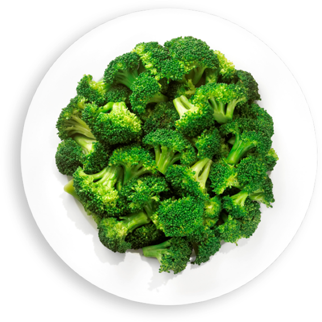 Fresh Broccolion Plate PNG image