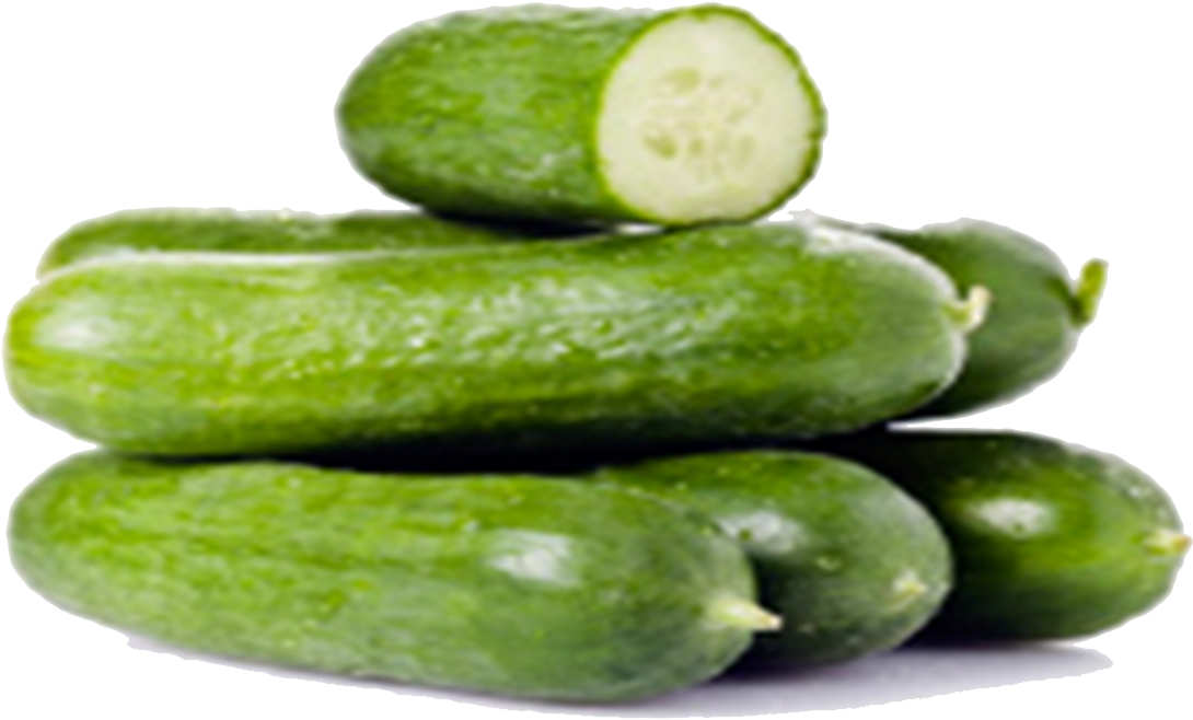 Fresh Cucumbers Stacked PNG image