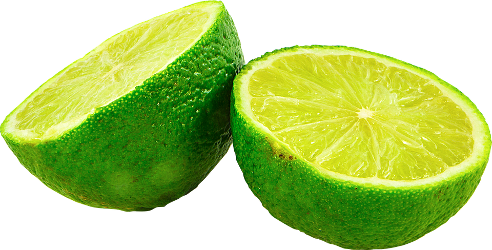 Fresh Cut Lime Slices PNG image