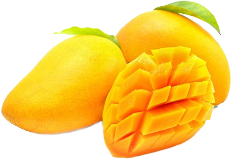 Fresh Cut Mango Fruit PNG image