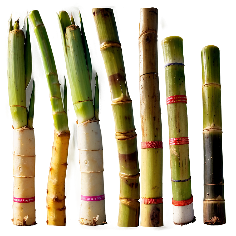 Fresh Cut Sugarcane Selection Png Qof89 PNG image