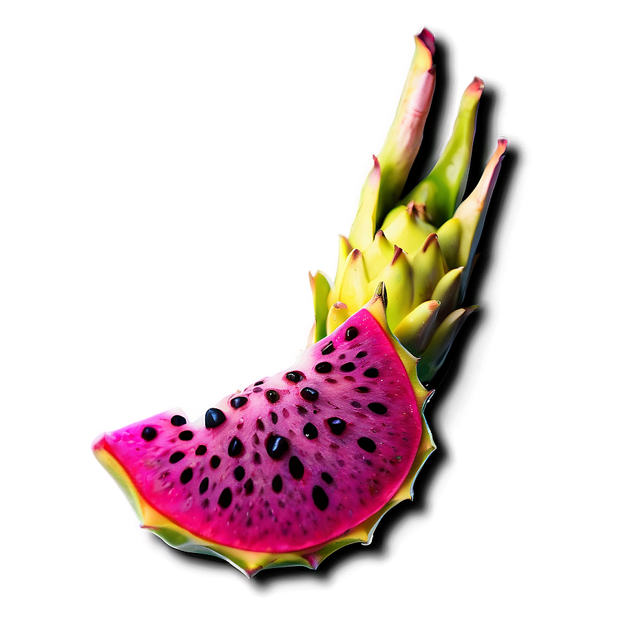 Fresh Dragonfruit Slice Png 06122024 PNG image