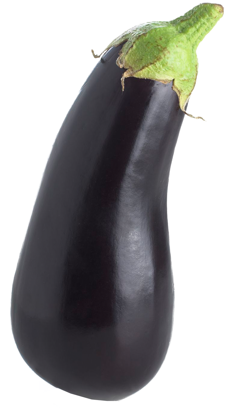 Fresh Eggplant Isolated Image PNG image