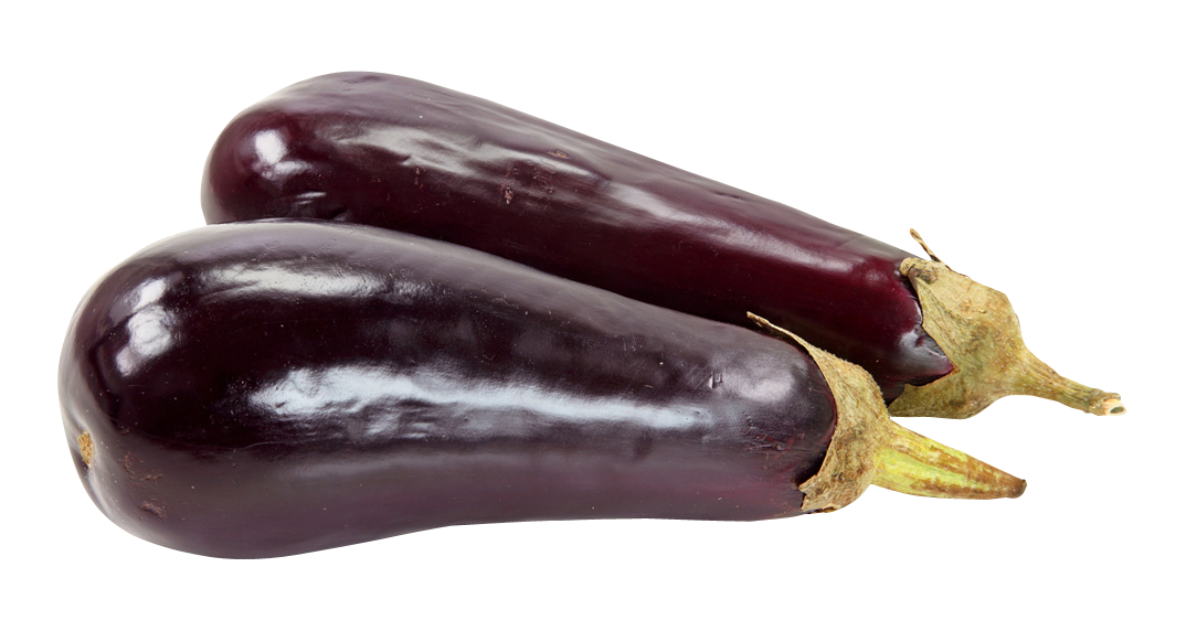 Fresh Eggplantson Transparent Background PNG image