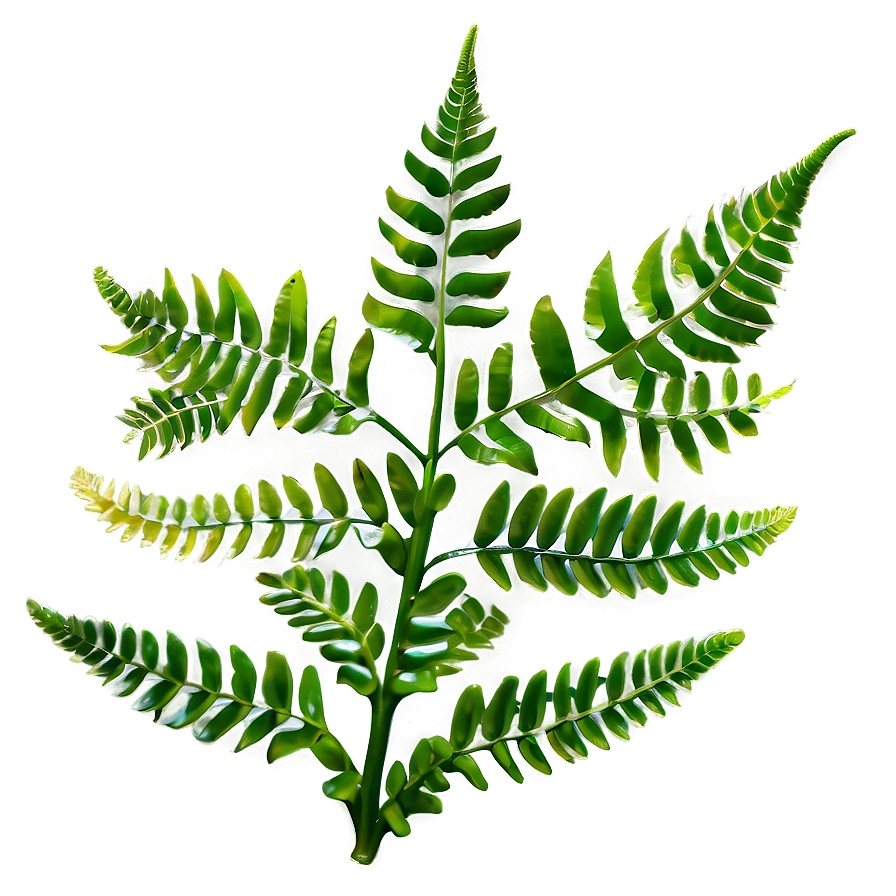 Fresh Fern Leaf Texture Png Bpo PNG image