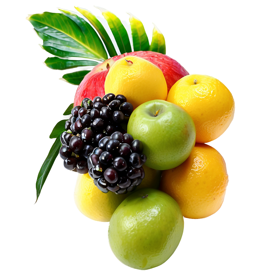 Fresh Fruit Assortment Png 05212024 PNG image