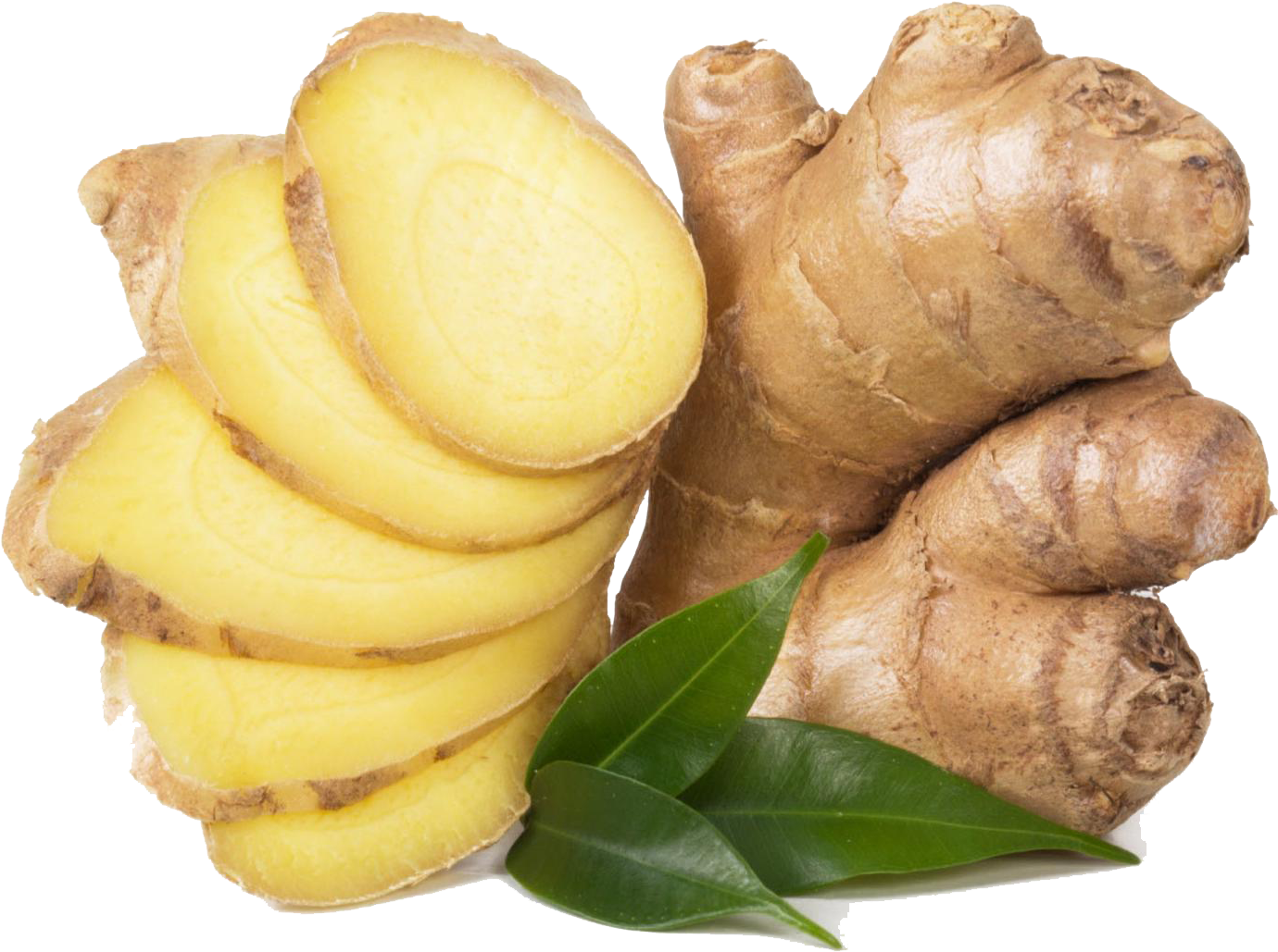 Fresh Ginger Rootand Slices.png PNG image