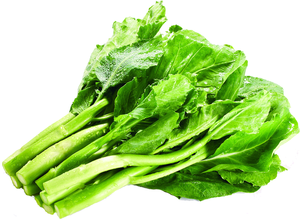 Fresh Green Mustard Leaves PNG image