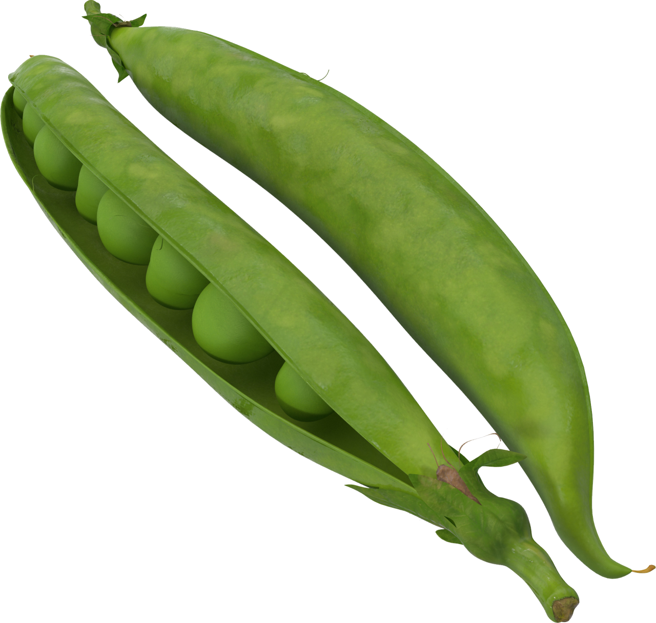 Fresh Green Peasin Pods PNG image