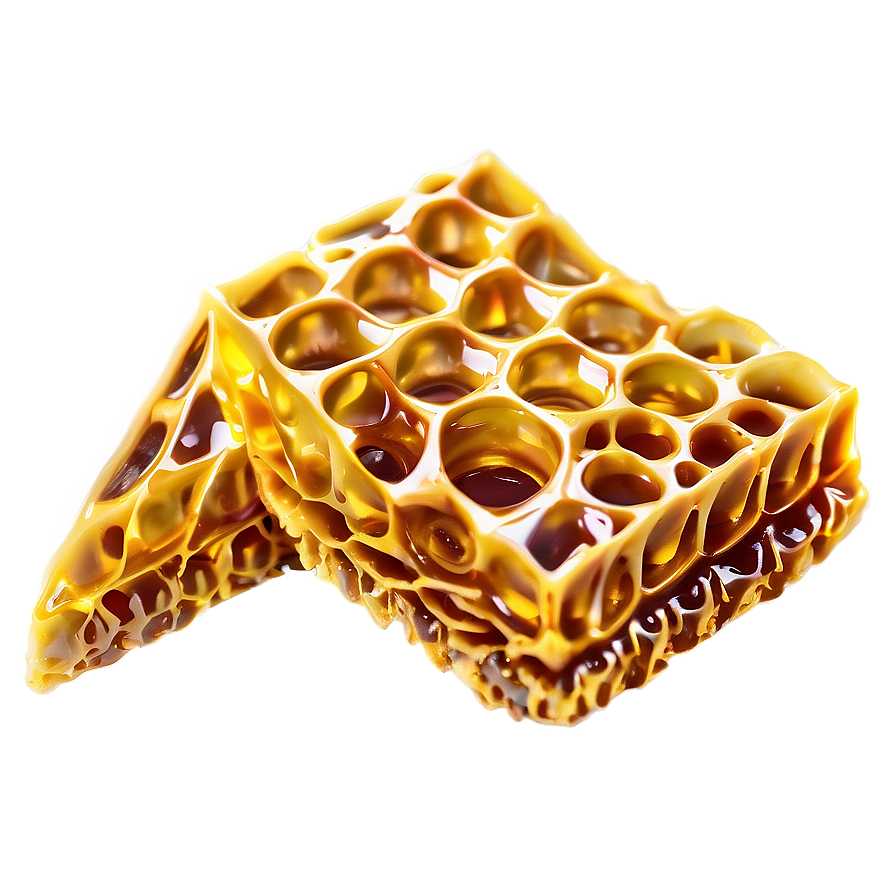 Fresh Honeycomb Piece Png Enk15 PNG image