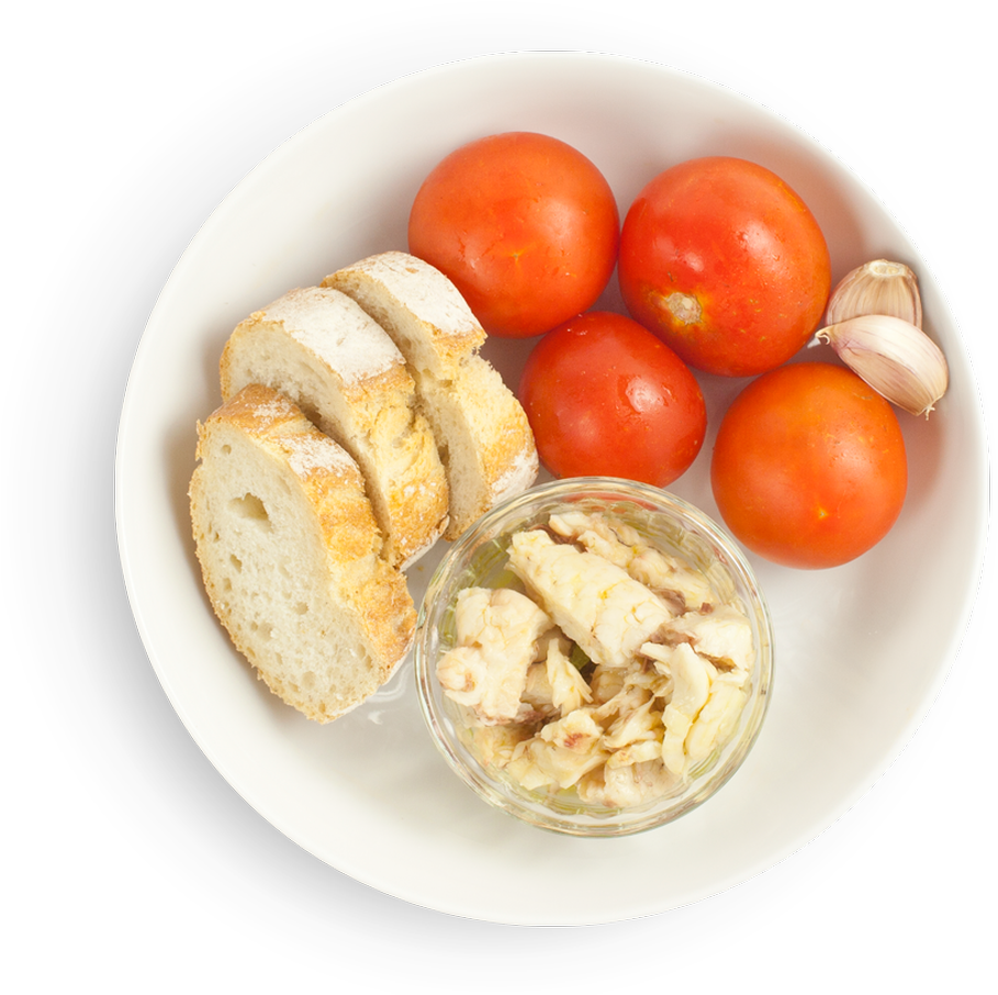 Fresh Ingredientsfor Bruschetta Preparation PNG image