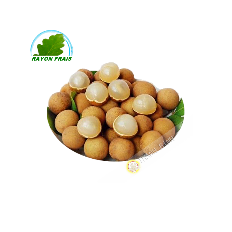 Fresh Longan Fruit Bowl PNG image