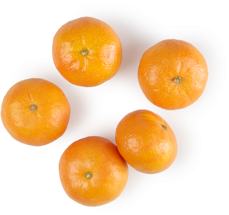 Fresh Mandarinsin Plastic Tray PNG image