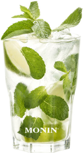 Fresh Mojito Cocktail Glass PNG image