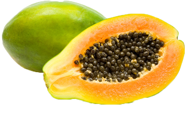 Fresh Papayaand Slicewith Seeds.png PNG image