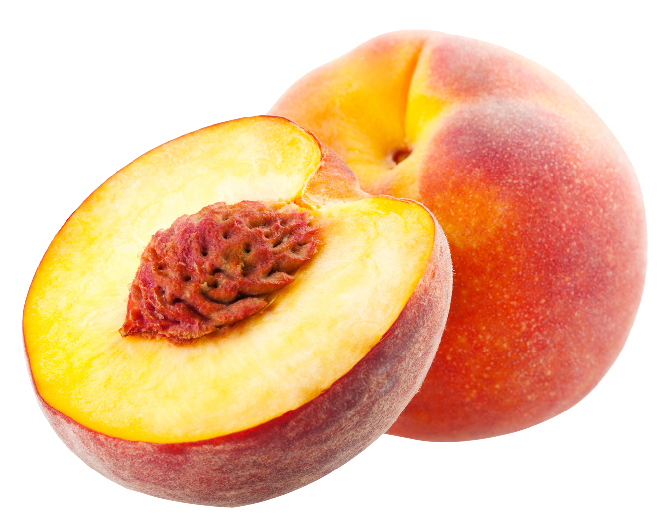 Fresh Peachand Half Transparent Background.png PNG image