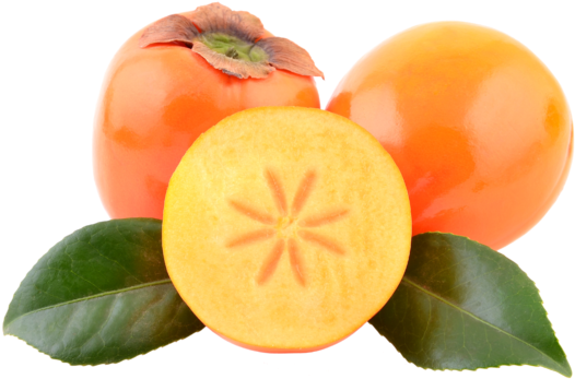 Fresh Persimmonsand Slice PNG image