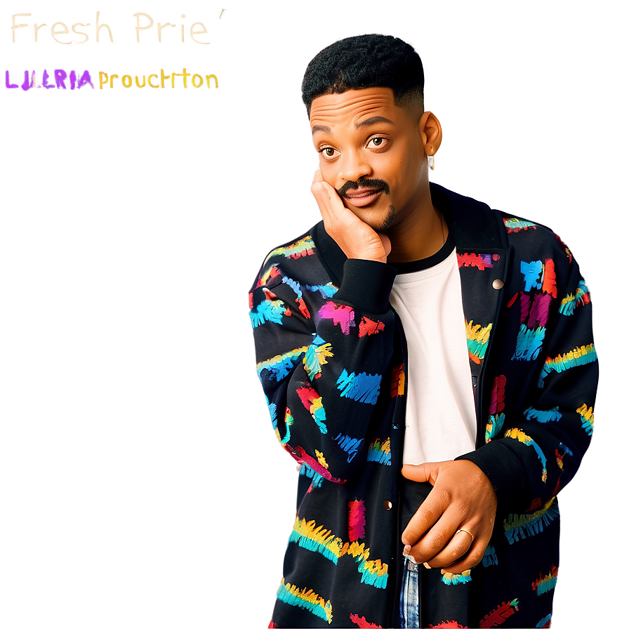 Fresh Prince Cartoon Style Png 60 PNG image