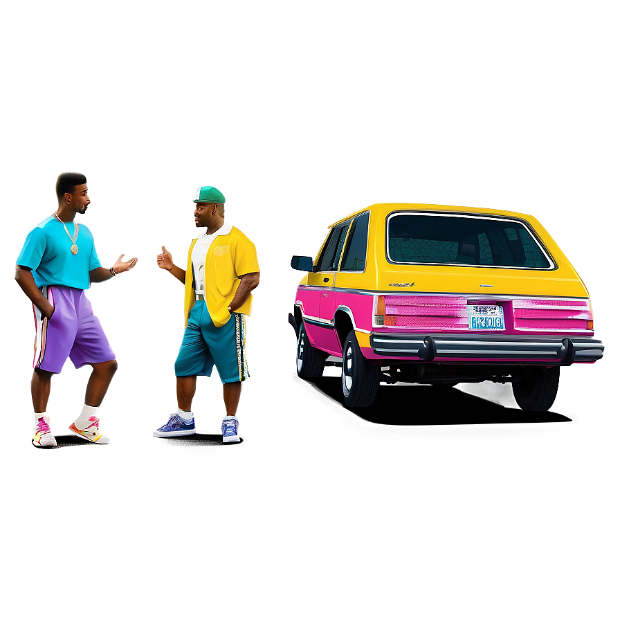 Fresh Prince Of Bel Air Car Png 06252024 PNG image